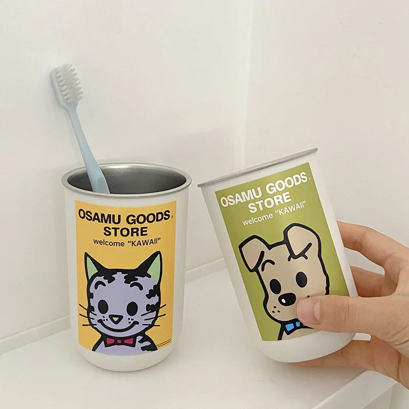 Милая чашка для ополаскивания полости рта из нержавеющей стали 304