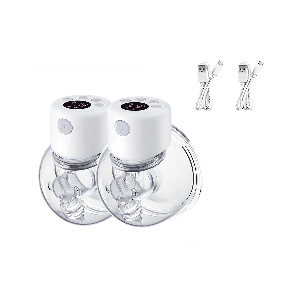 2 шт. Электрический молокоотсос переносной S12 Hands Free режима и 9 уровней 24 мм с