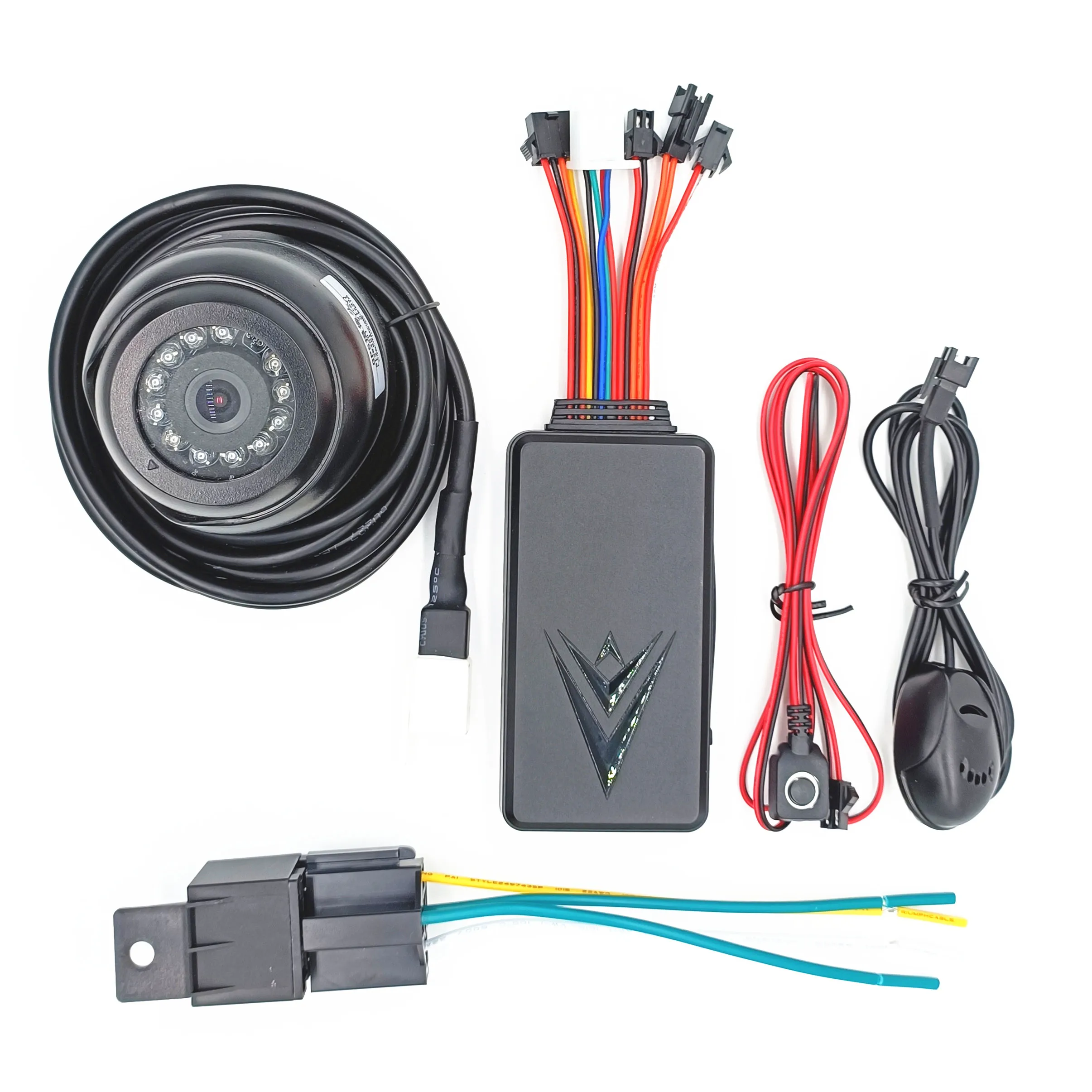 

Relay 4 Core Wire Tracking Device Anti Lost ACC Detection GPS Vehicle Tracker History Route Protrack Position Rastreador