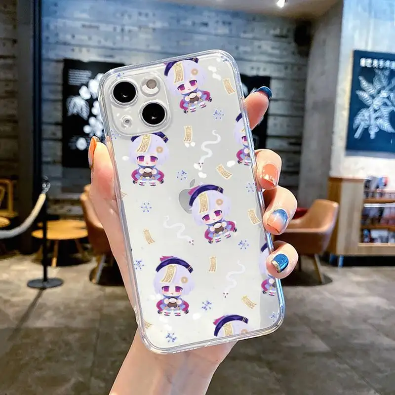 Хит продаж мягкий прозрачный чехол Genshin Impact для iphone 12 11 13 7 8 6 s plus x xs xr pro max mini |