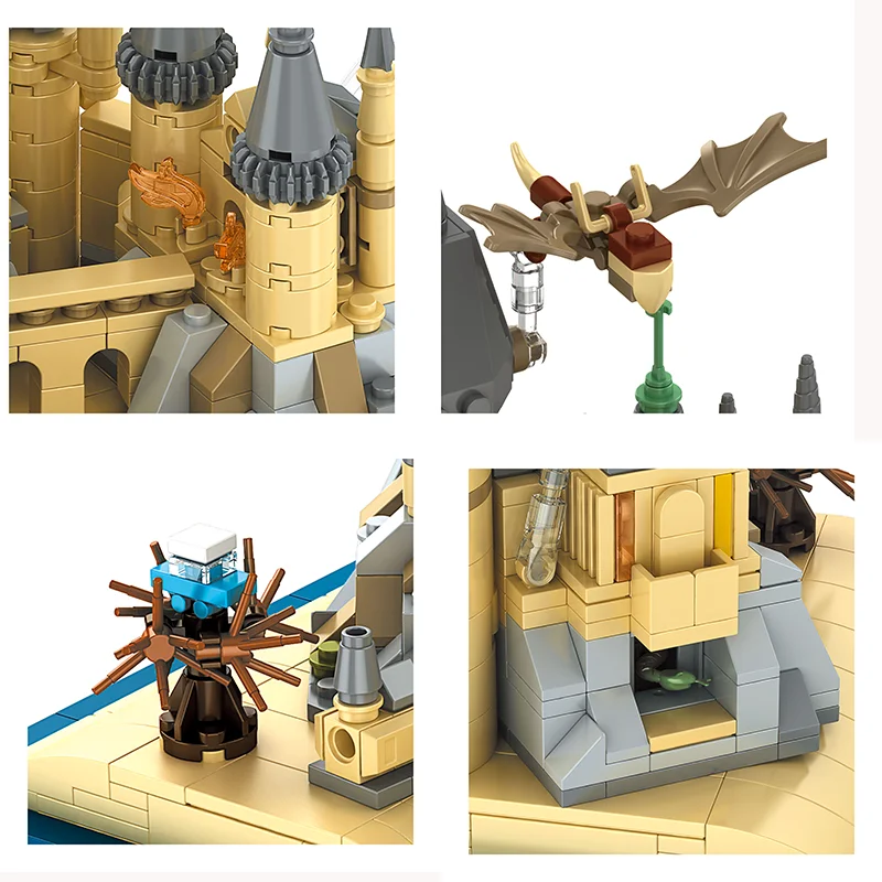 Коллекция 2022 года Классическая книга о волшебном замке из фильма Поттер модель