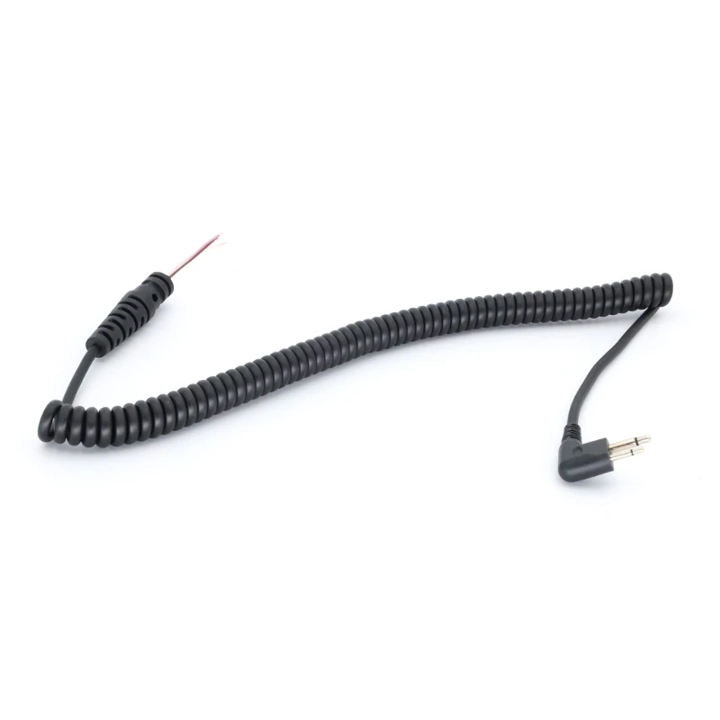 

Two Way Radios Speaker Mic Cable, 2Pin 4 Wire PTT Speaker Cable for EP450 CP040 CP140 CP300 GP3188 GP3688 GP88 Hytera