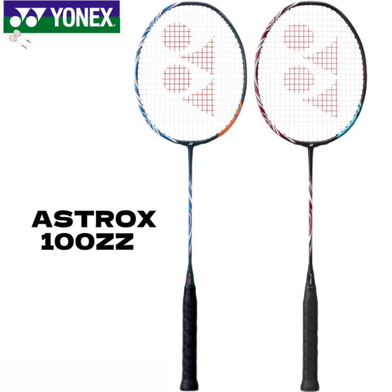 

YONEX Badminton Racket ASTROX 100ZZ Blue Red Carbon Offensive Professional Yonex Ax100zz Badminton Racket With Line 4U