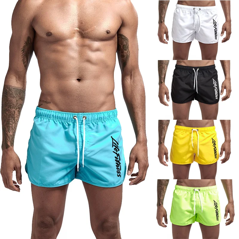

Hot sale Trending Swimwear for Man Summer Shorts GYM Shorts Fitness Casual quick dry Cool Pants Male Joggering Beach Short