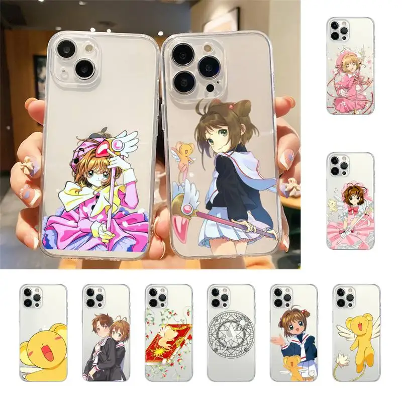 

Cartoon Card Captor Sakura Anime Phone Case For Iphone 7 8 Plus X Xr Xs 11 12 13 Se2020 Mini Mobile Iphones 14 Pro Max Case