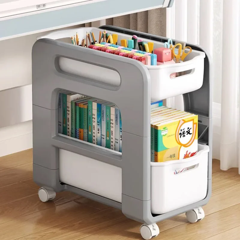 Ящик для книг Кухонная Тележка бытовая тележка хранения узкая вращающаяся