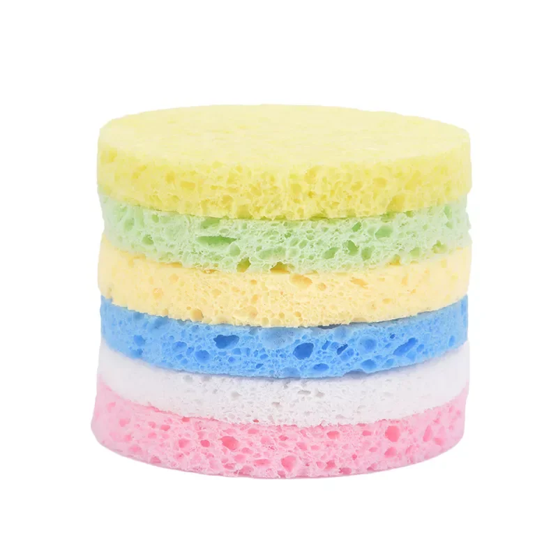 

Sponge Cleaning Compression Soft Facial Wash Puff Cleanser Comfortable Sponge Puff Spa Exfoliating Face Care Tool