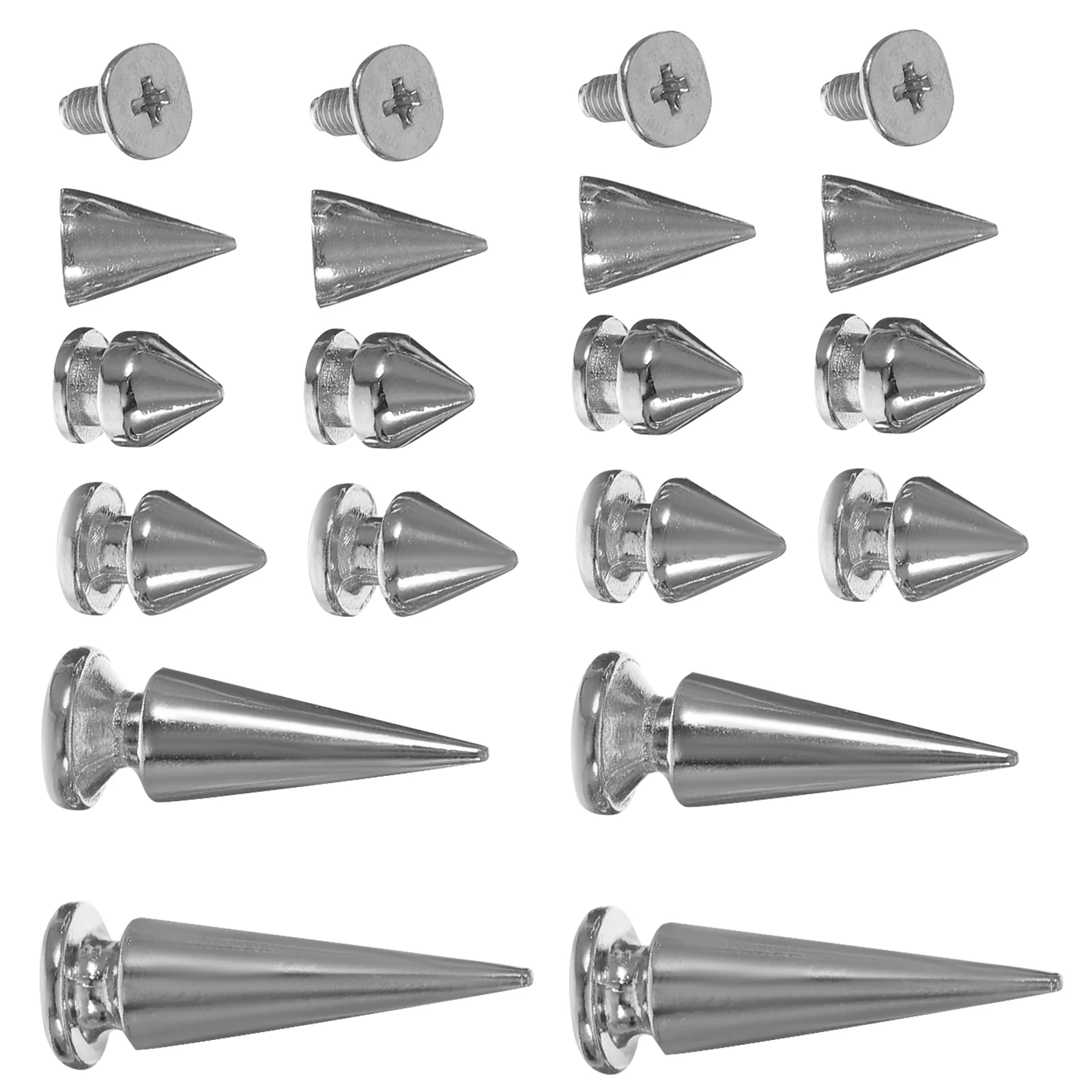 

Spikes For Clothing Rivet Kit Shoes Bag Accessories Dress Punk Crafting Studs Rivets Metal DIY