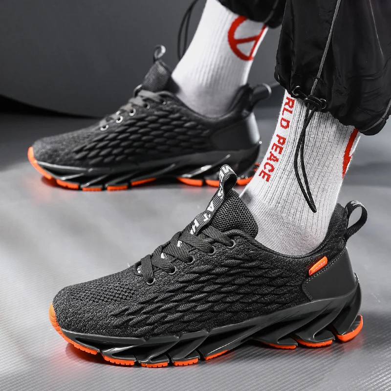 

Trend Blade Sneakers Men Shoes EUR Size 36-45 Unisex Outdoor Training Sports Tennis Shoes Gym Jogging Sneakers Grey White Black