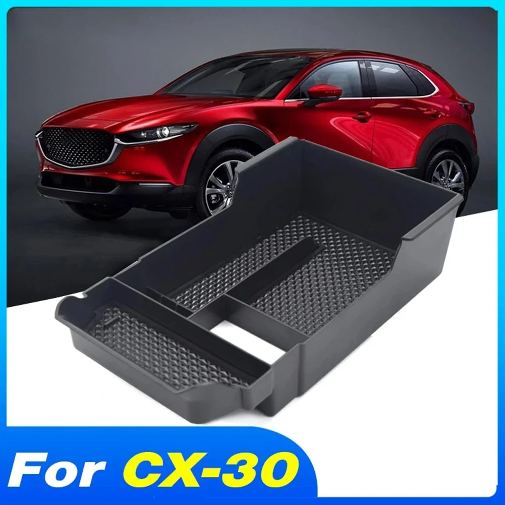 

Автомобильный центральный подлокотник для консоли, контейнер для хранения, Внутренний органайзер, лоток для перчаток для Mazda CX-30 2020