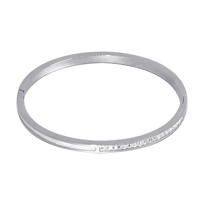 

Дизайнерские ювелирные изделия, маленький квадратный бриллиантовый корпус, тонкая версия, скрытая Пряжка, браслет с пожеланиями, французские хрустальные браслеты, подарки для девушек из Дубая