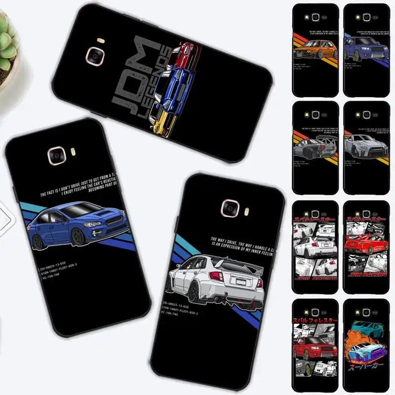 

JDM Tokyo Drift Sports Car Phone Case for Samsung J 2 3 4 5 6 7 8 prime plus 2018 2017 2016 core