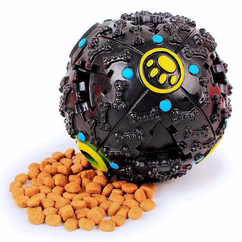 

Pet Dog Toy Ball leak dog food slow food ball dog squeak interactive toy dog training chew toy teeth clean indestructible dog