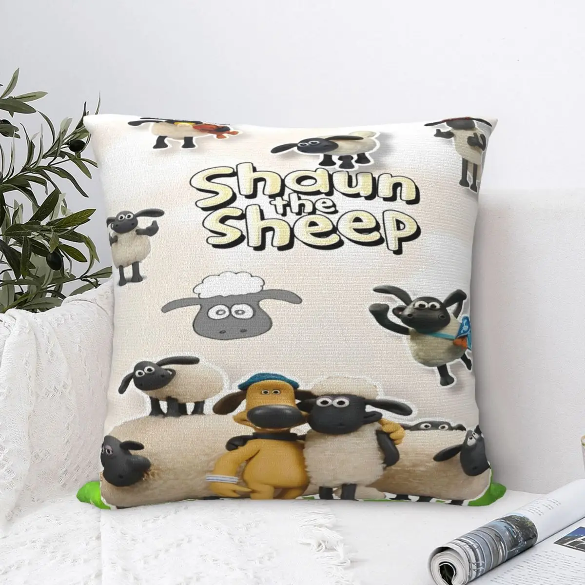 Декор для гостиной Shauns The Sheep мультяшные наволочки аксессуары квадратные разные