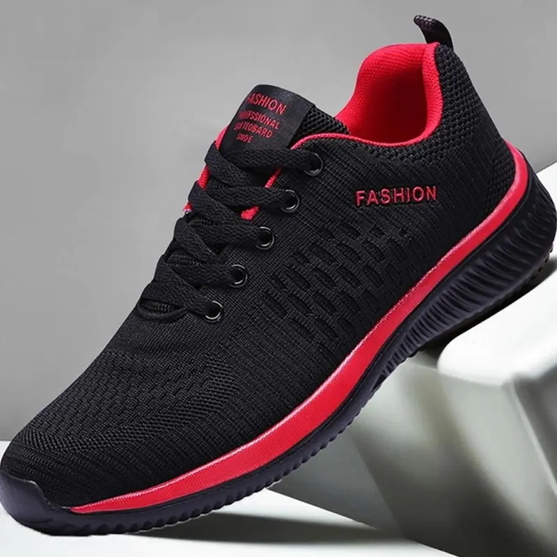 

Special Size Summer Lace-up Men Sport Shoes Women Running Shoes Husband Black Sneakers Men's Sports Basketball Black GMB-3384