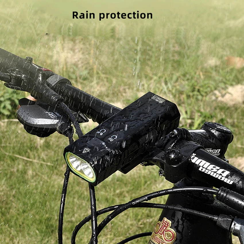 5200 мА/ч велосипедный передний фонарь поворотный кронштейн 360 Cob светодиодная