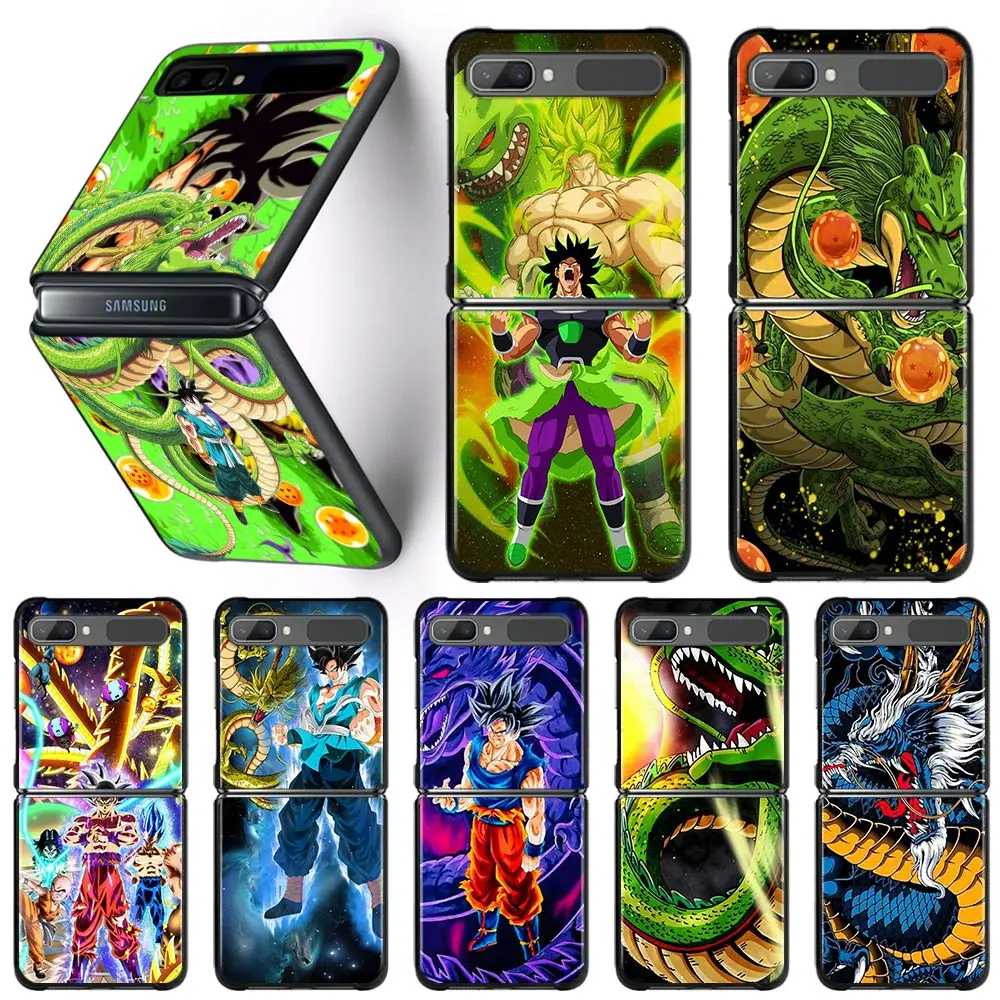 

Case For Samsung Galaxy Z Flip 3 Z Flip 3 5G Hard pc Phone Cover for galaxy zflip 3 ZF3 Coque Dragon Ball and Shenron Comic
