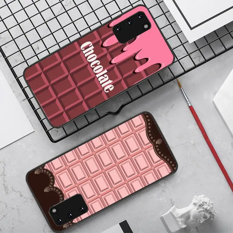 

Chocolate Phone Case for Samsung S10 21 20 9 8 plus lite S20 UlTRA 7edge