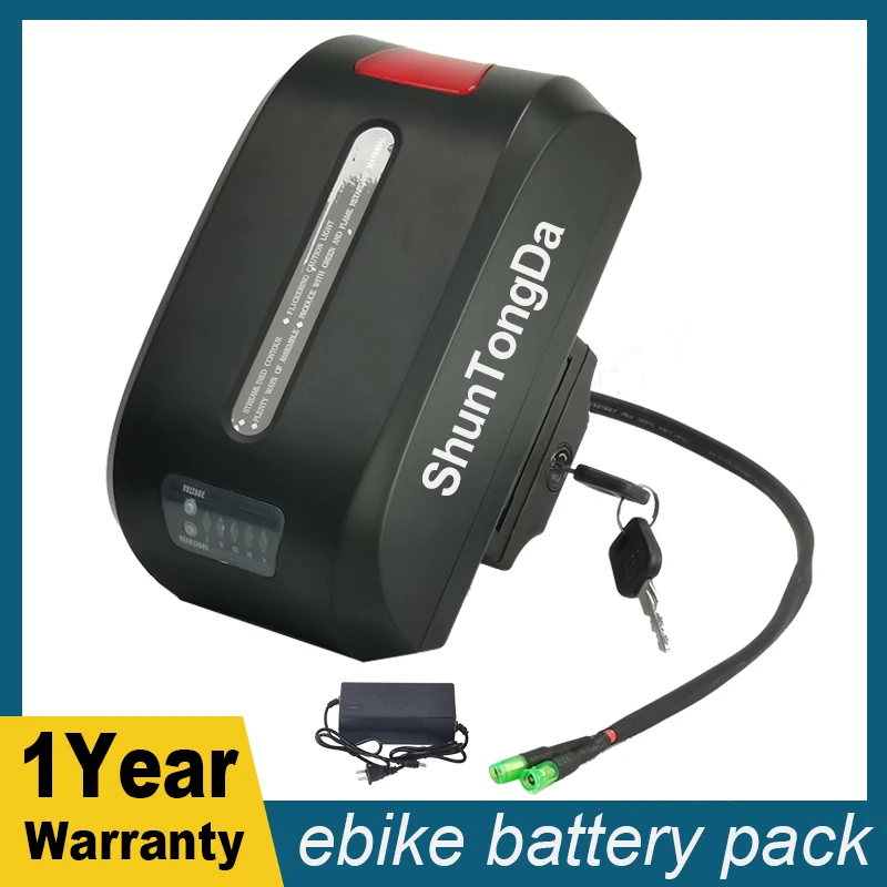 

36V foldable ebike batteries 10.4Ah 14Ah 24V 15Ah 17.5Ah Folding bike seat tube Haibao battery 250W 350W 500W with charger