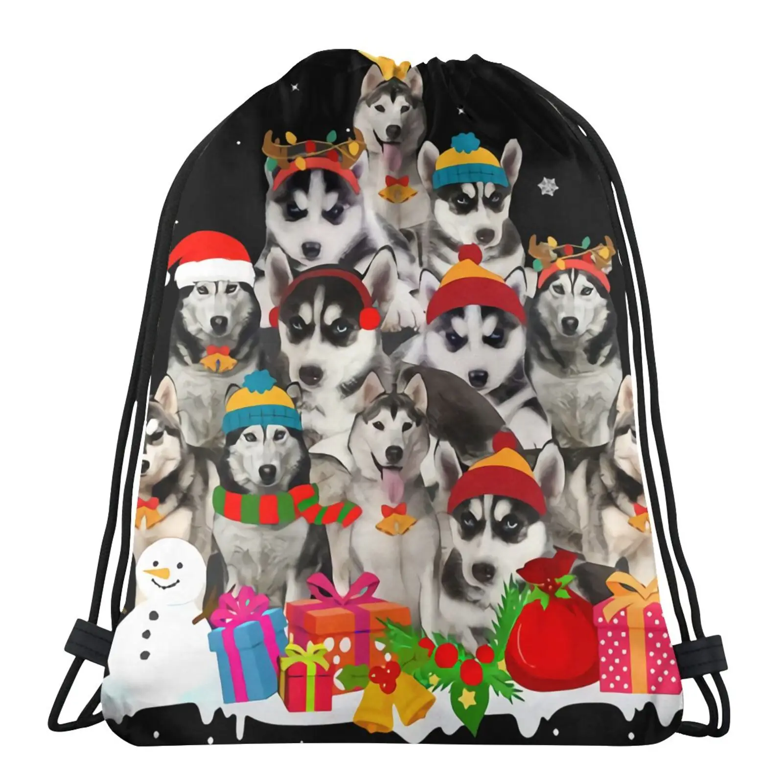 

Рюкзак унисекс из органзы с принтом «Сибирская елка»