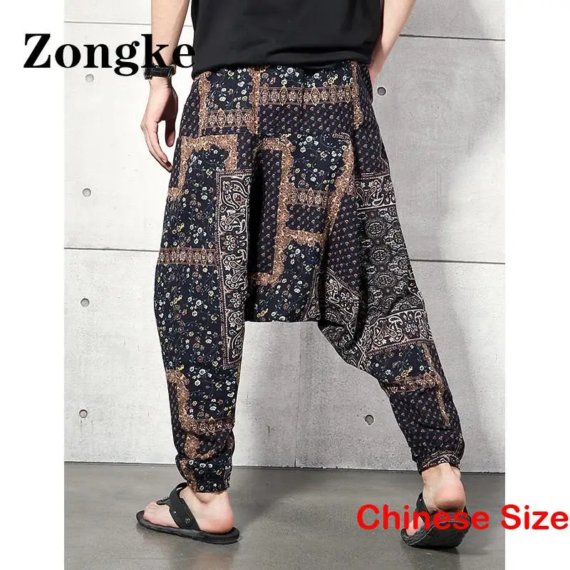 

Zongke Casual Cross-Pants Men Joggers Streetwear Pants For Man Sweatpants Chinese Size 2XL 2023 Spring New Arrivals