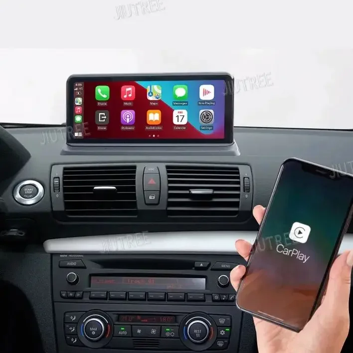 10 25-дюймовый автомобильный мультимедийный экран для BMW 1 серии 120i E87 E81 E82 E88 Apple Wireless