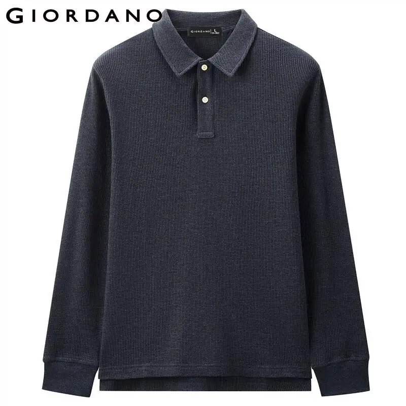 Рисунок 2 - Рубашка-поло Giordano мужская с длинным рукавом