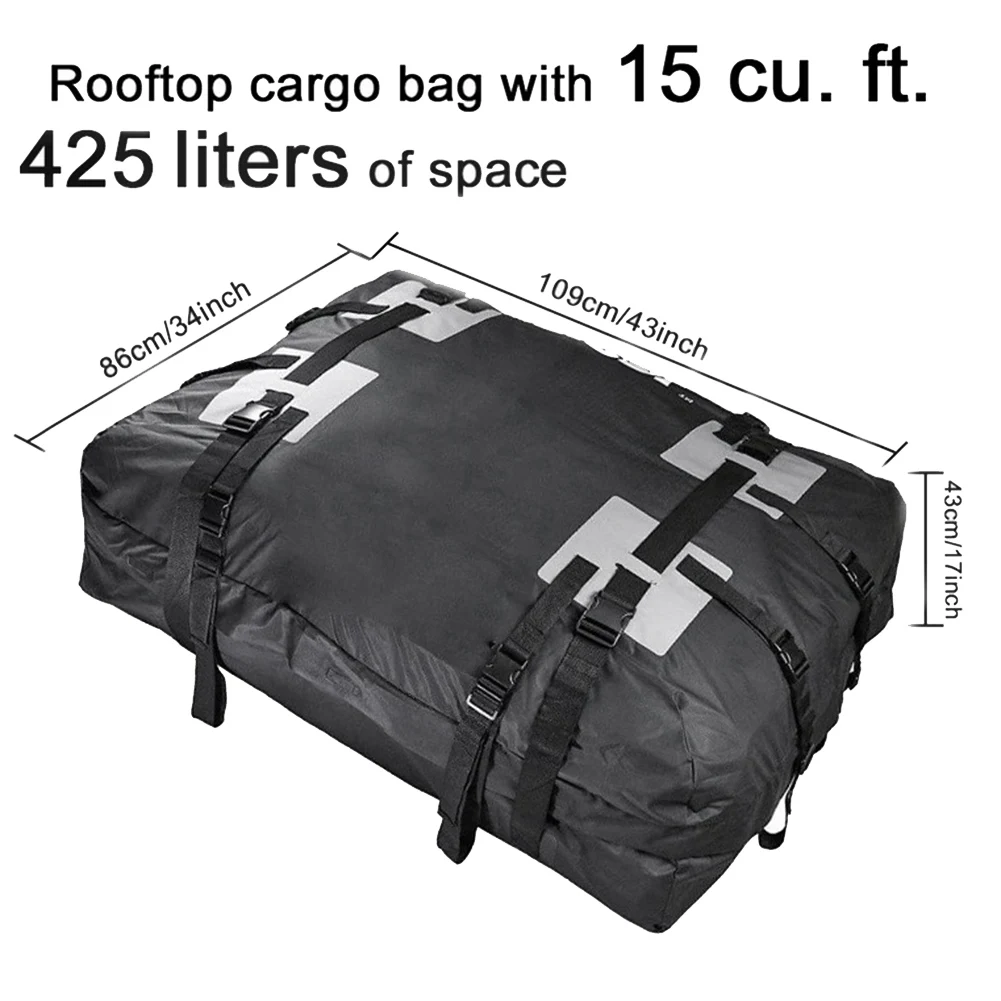 

Багажник на крышу автомобиля, карман для хранения багажа, квадратная сумка для путешествий или внедорожников с нескользящим ковриком