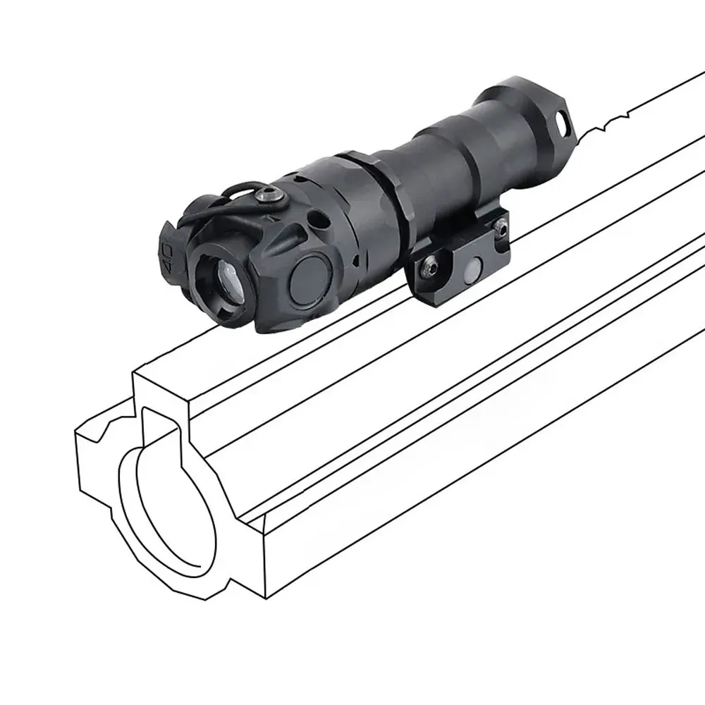Тактический металлический инфракрасный осветитель KIJI K1 10 фотовспышка фонарик