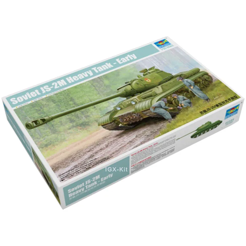 

Trumpeter 05589 1/35 Russian JS-2M Heavy Tank Early Version Military Assembly Plastic Children Toy Handcraft Model Building Kit