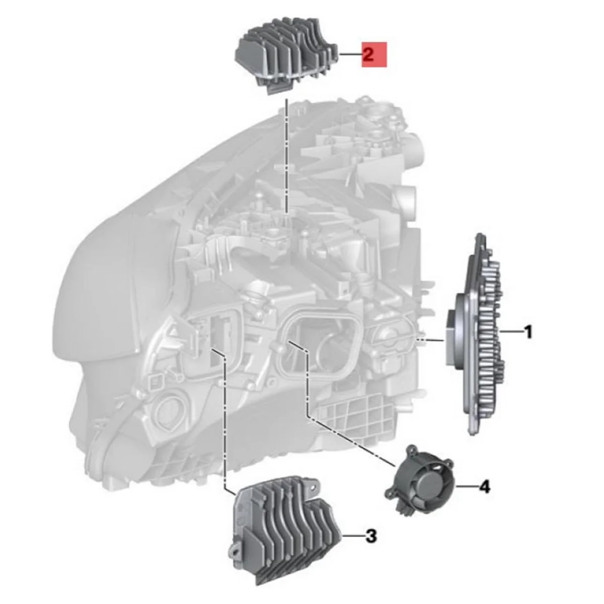 Полный комплект светодиодного модуля фар ДХО источник света для BMW G80 M3 G82 M4 G22 G26