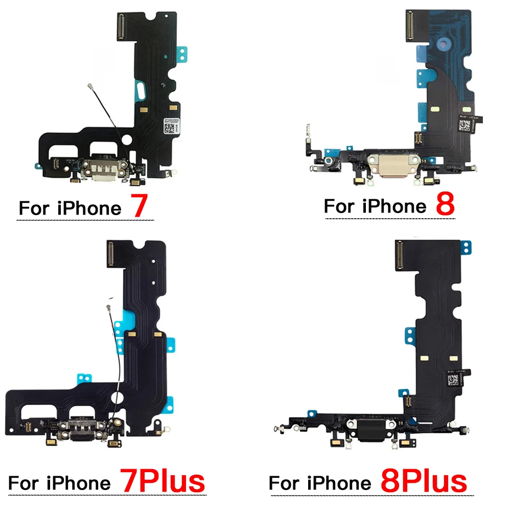 

For iPhone 7 7Plus Charger Charging Port Dock USB Connector Data Flex Cable Headphone Jack Ribbon For 8G 8 Plus