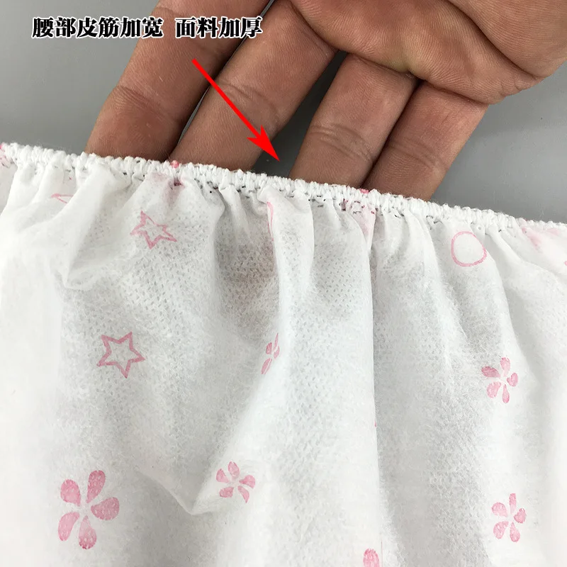 100pcs Wholesale non-woven women's underwear disposable travel disposable individual packaging diapers sauna club underwear