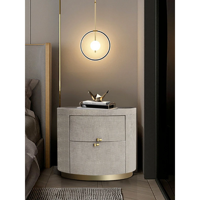 Роскошный прикроватный столик в итальянском стиле Овальный дизайнерский