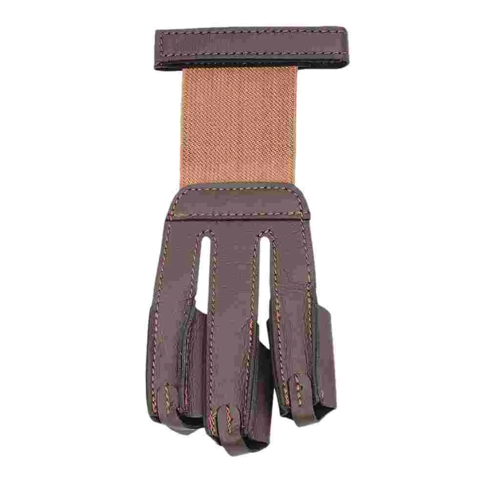 

Cow Leather Protector Archery Finger Protector for Recurve Bows