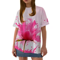 camiseta mujer fashion butterfly bee flowers printed harajuku casual tee shirts 90s lady short sleeve women tops female tshirt