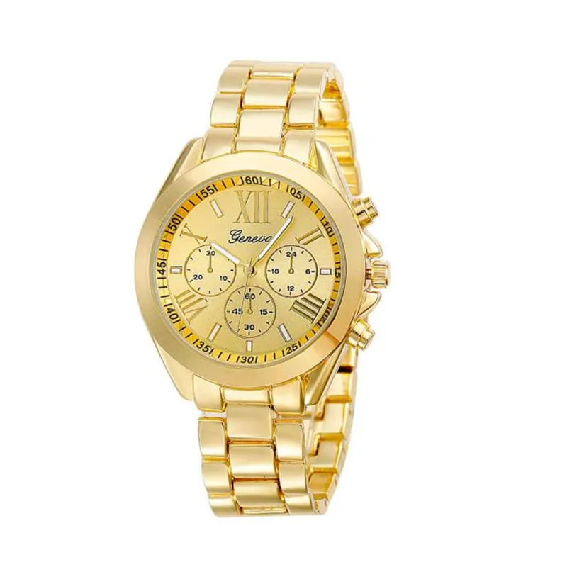 

7220HZ Quality Women Quartz Watches Classic Luxury Stainless Steel Quartz Analog Wrist Watch Dress Watches Clock Reloj Mujer