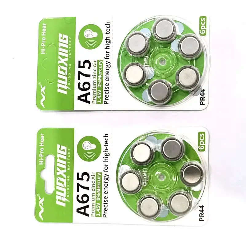 Батарея для слуховых аппаратов высокопроизводительные аккумуляторы 675A 675 A675 PR44