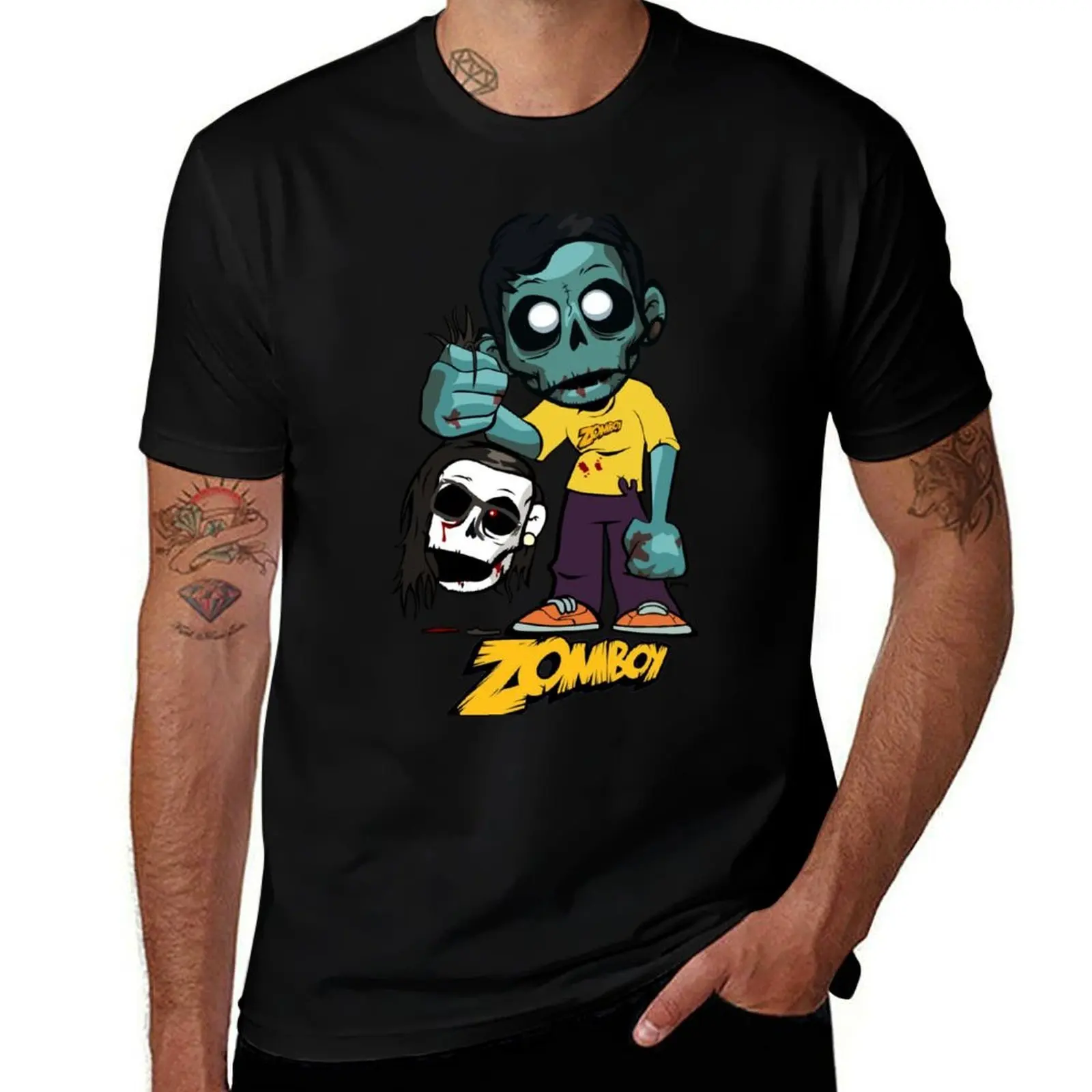 Фото Футболка Zomboy с изображением Skrillex из мягкого хлопка, устойчивого к усадке. №1