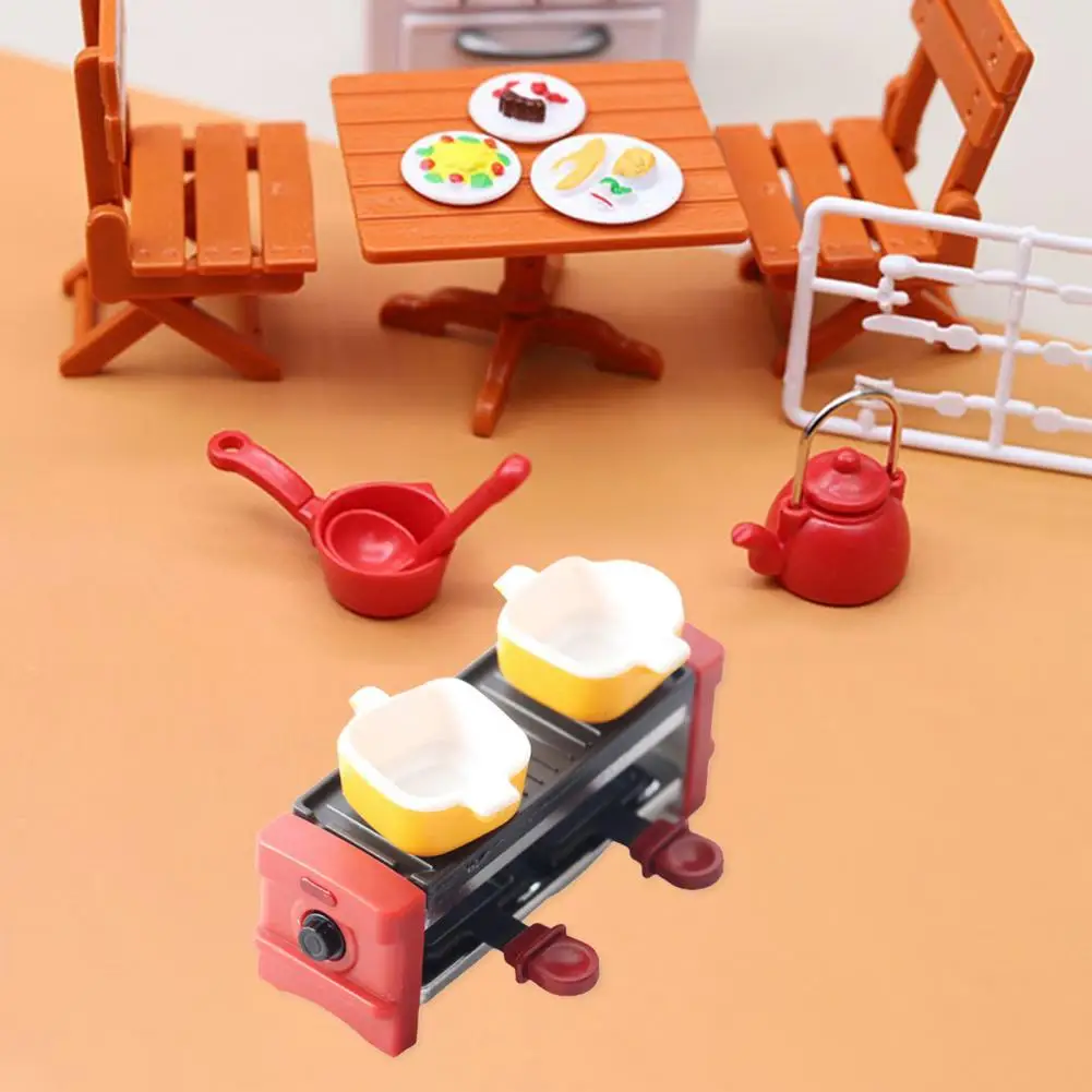 

Lightweight Funny Miniature Tiny Doll House Kitchen Accessories Compact Dollhouse Accessories Creative for Micro Landscape