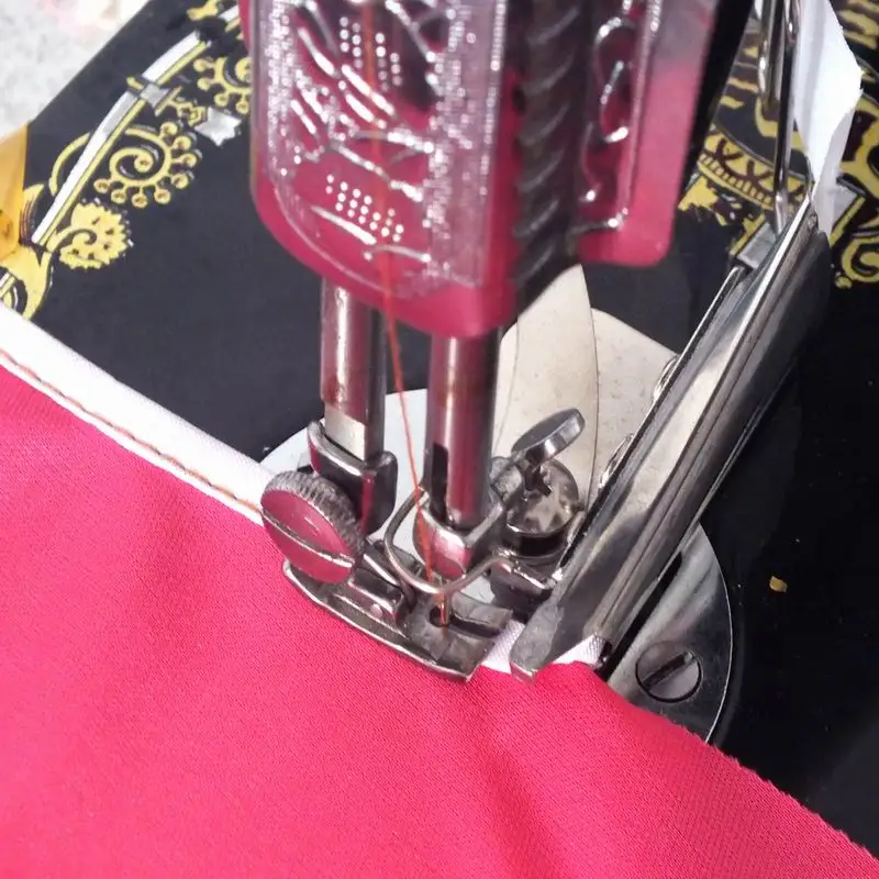 

Household Pedal Old-Fashioned Sewing Machine Hemming Device Slide Thin Material Double-Pack Four-Fold Rolling Edge