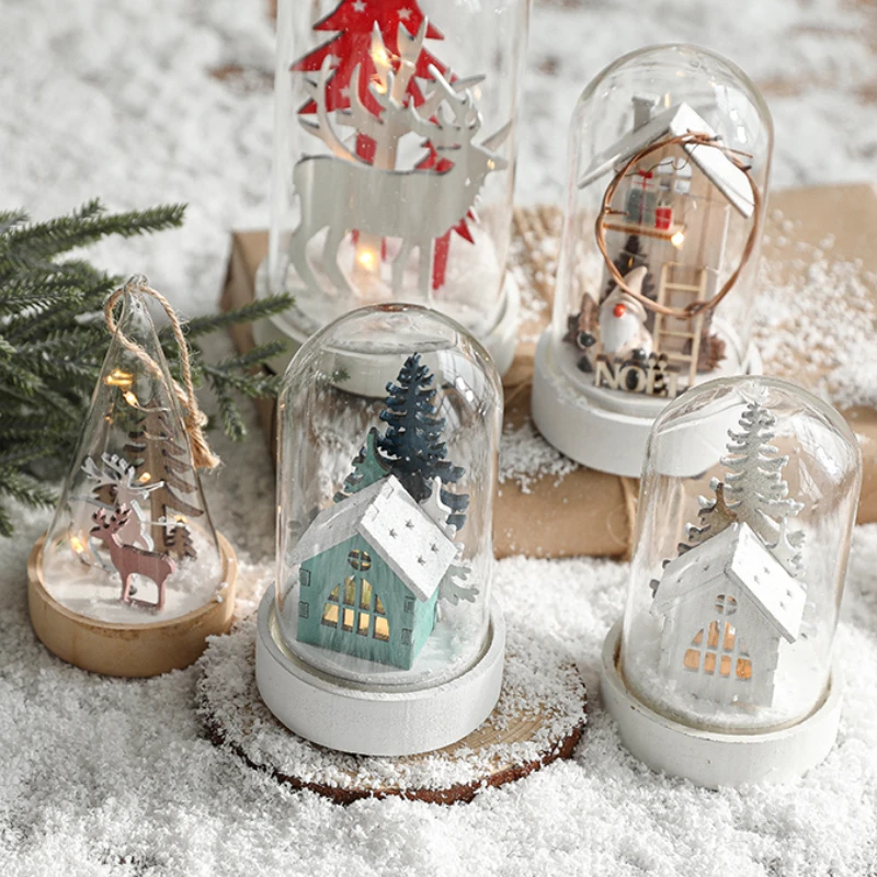 Новый светильник северного оленя в скандинавском стиле ночник украшение для