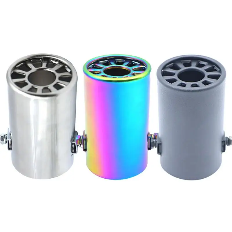 

Двойная цилиндрическая задняя выхлопная труба, задняя труба дизельного топлива, полированная Болтовая труба из нержавеющей стали для выпускного отверстия автомобилей и грузовиков