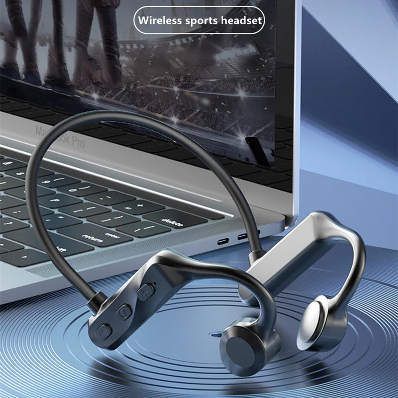 

Bluetooth-наушники с костной проводимостью, беспроводные наушники Bluetooth, спортивные водонепроницаемые наушники с громкой связью, высокоточный ...