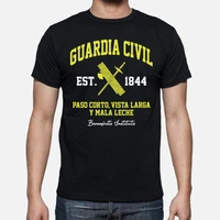 spanish guardia civil logo est 1844 men t shirt short sleeve casual cotton summer t shirts