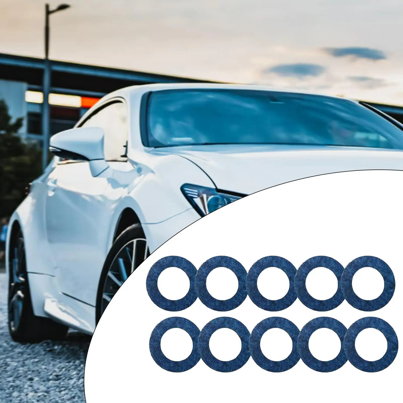 

10 Pieces Car Drain Plug Gasket Washers 90430-1203 Fit for