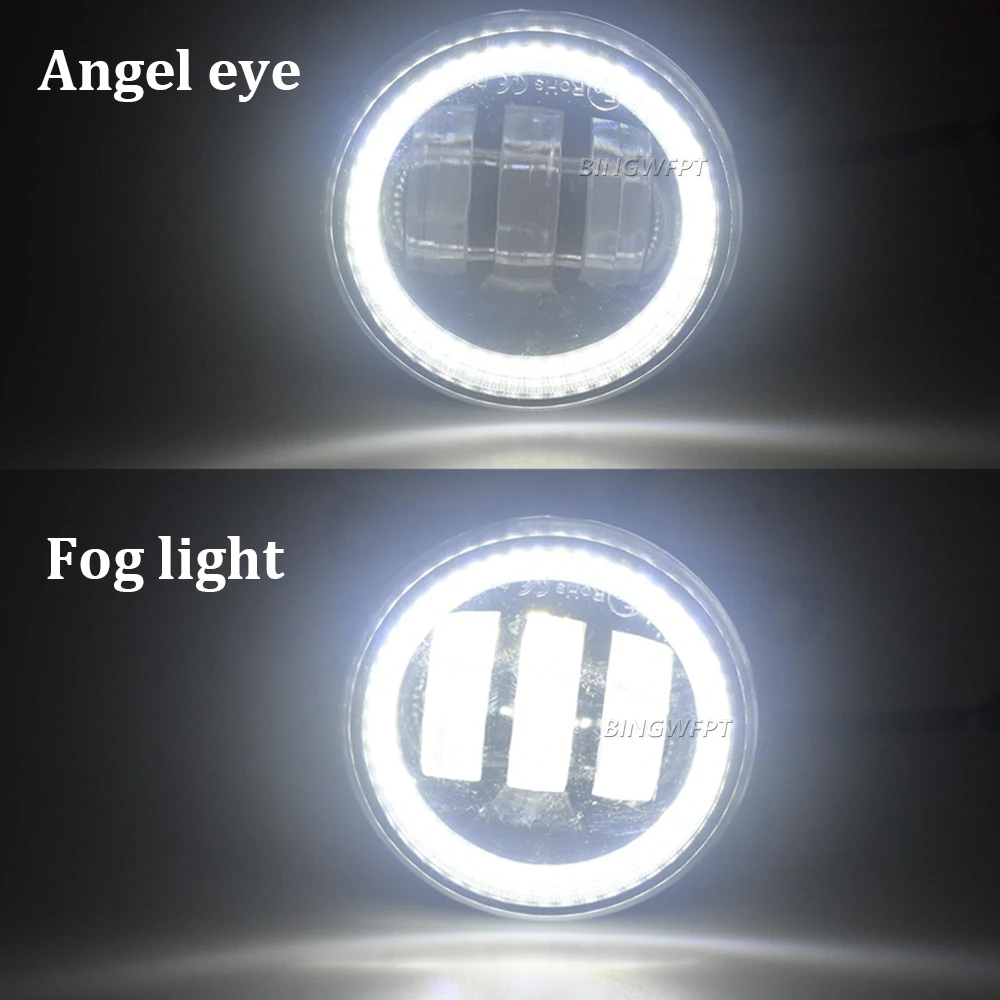 Фото Противотуманная фара Angel Eyes в сборе, супер яркая противотуманная фара для Suzuki Ertiga ZE NC 2014 2015 2016 2017 2018 2019 2020 №4