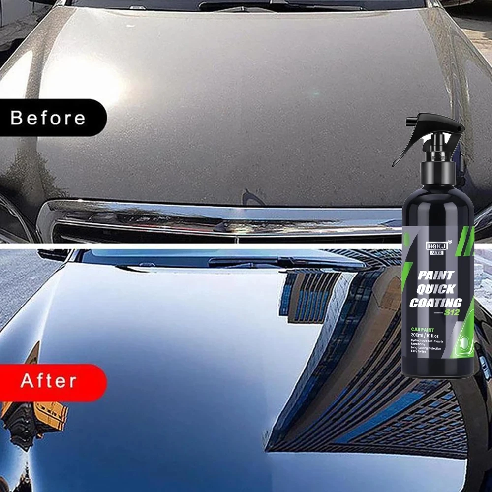 50ml Car Liquid Glass Nano Spray Ceramic Coating Body Polish Paste Detailing Auto Quick Hydrophobic Paint Car Chemicals HGKJ S12