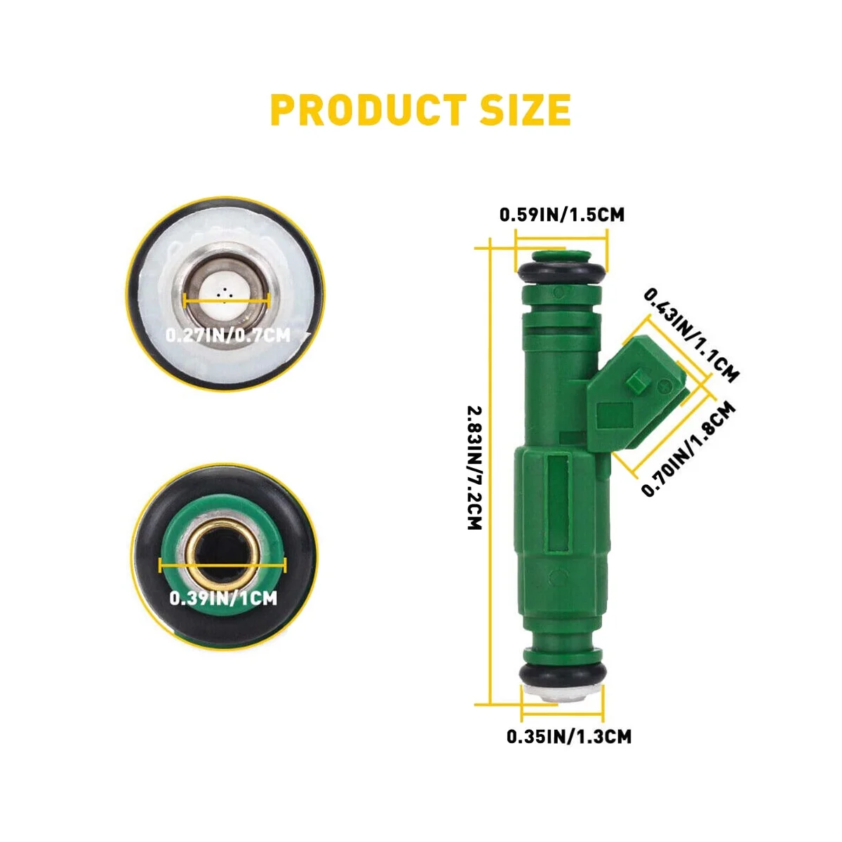 Новый топливный инжектор 42Lb 440Cc для Ford GM TBI LT1 LS1 LS6 V8 EV1 0280155968