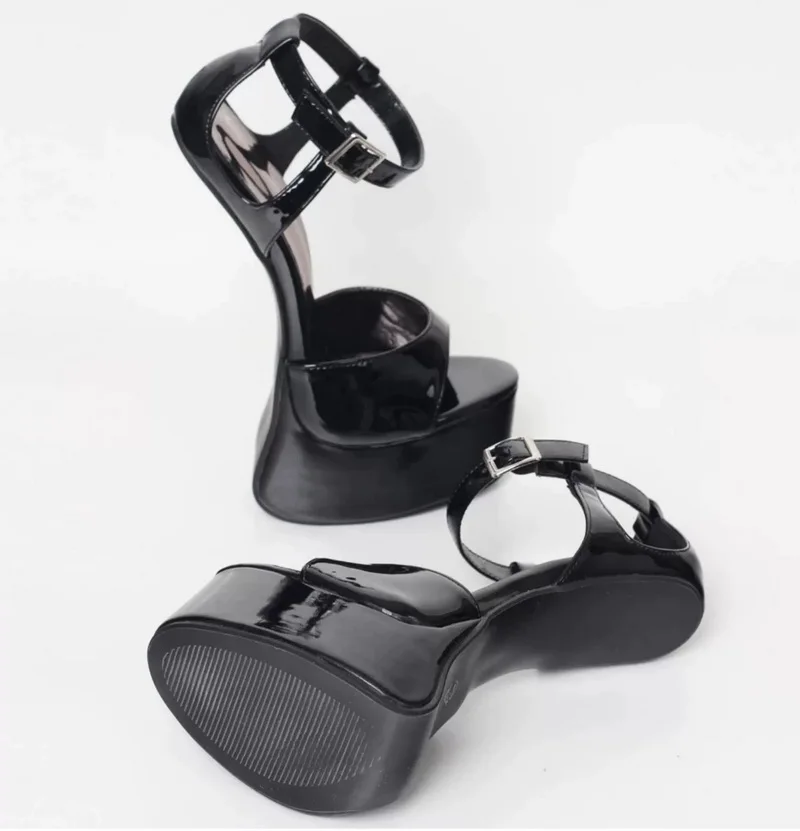 Женские босоножки с открытым носком FHC 22 см женские на платформе для фетиша